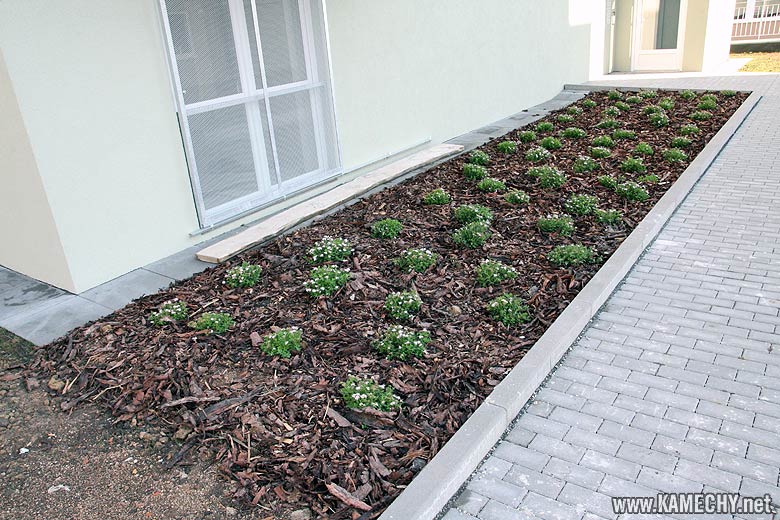 Aktuální stav stavby Kamechy I (etapa 2.) dne 4. 7. 2008