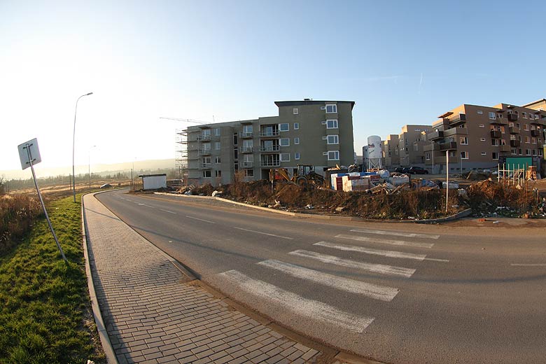 Aktuální stav stavby Kamechy I (etapa 3.) dne 15. 11. 2008