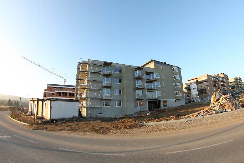 Aktuální stav stavby Kamechy I (etapa 3.) dne 15. 11. 2008