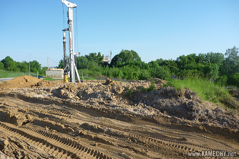 Aktuální stav stavby Kamechy III dne 6. 6. 2010